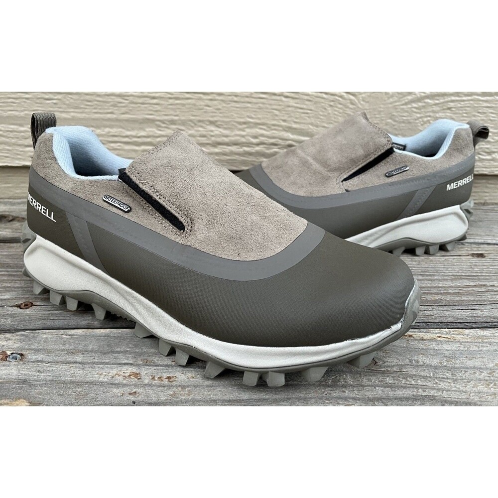 New! Merrell Thermo Snowdrift Women's 10.5 Moc Shell Waterproof Slip On Shoes